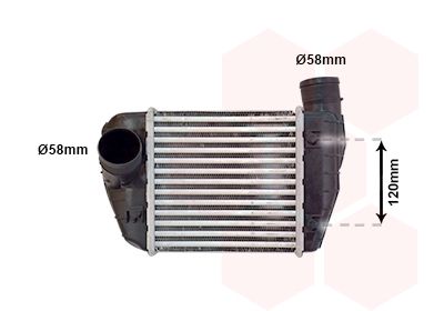 VAN WEZEL Kompressoriõhu radiaator 03004350